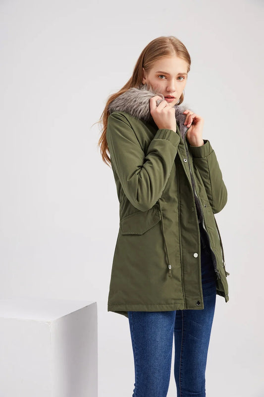 Parka Mujer Long Cold Coat for Women