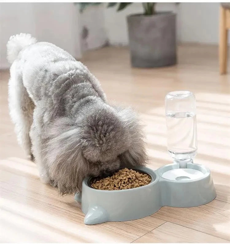 Blauwe Pet Dog Cat Bowl Fontein Automatische Voedsel Water Feeder Container