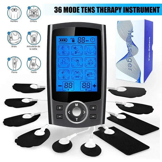 Tientallen spierstimulator 36 modus elektrische EMS acupunctuur lichaamsmassage