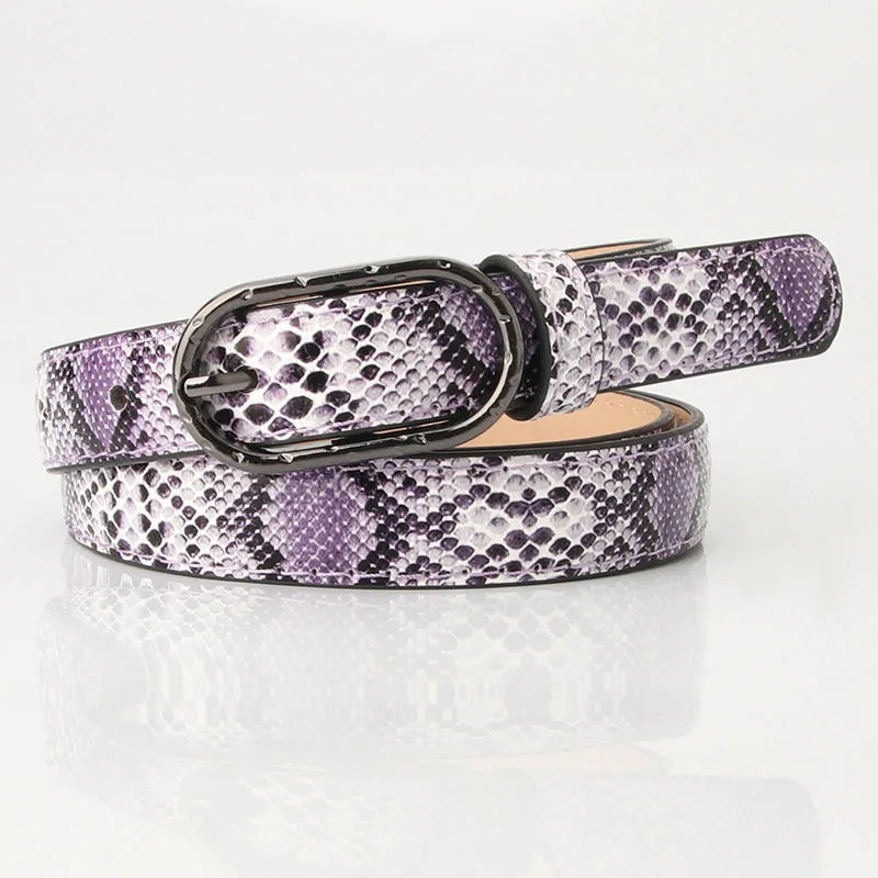 Transform your look with a custom snake pattern belt