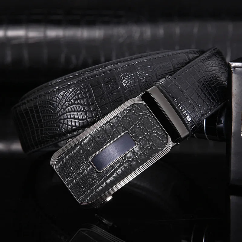 Luxury leather belt