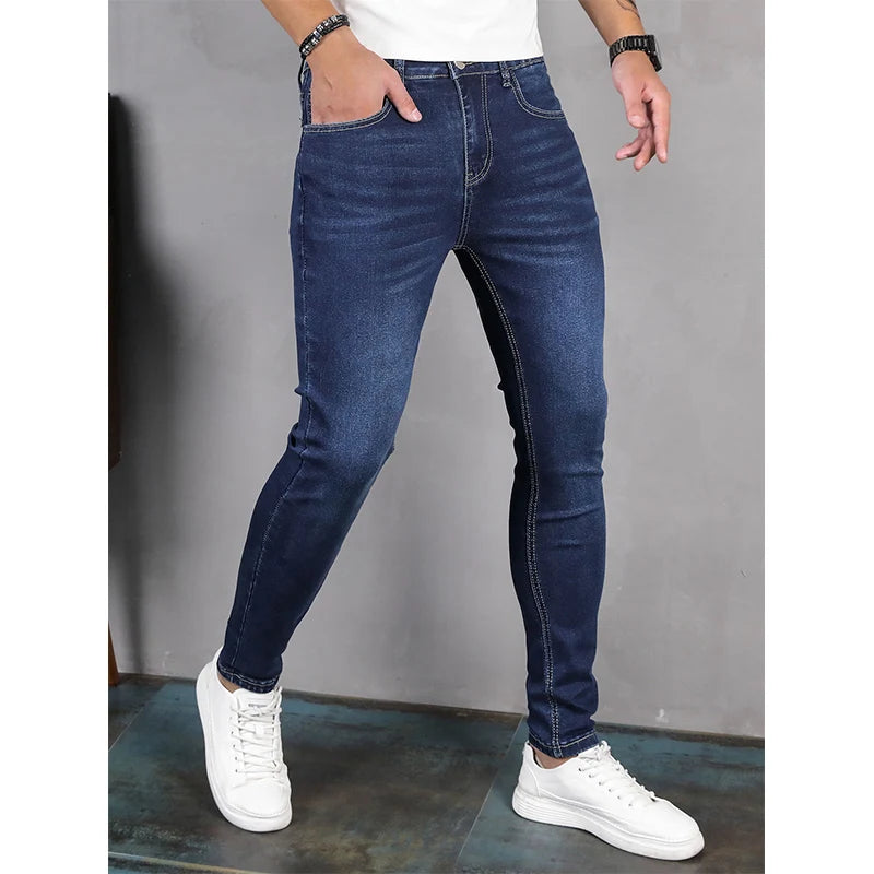 Men's Elastic Skinny Jeans