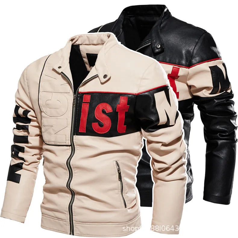 Men's Motorcycle Leather Jacket