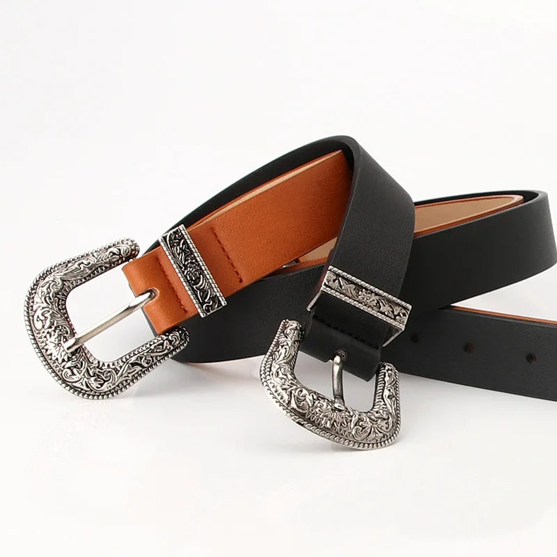 Upgrade your style with our 2.8cm fashion belt for women