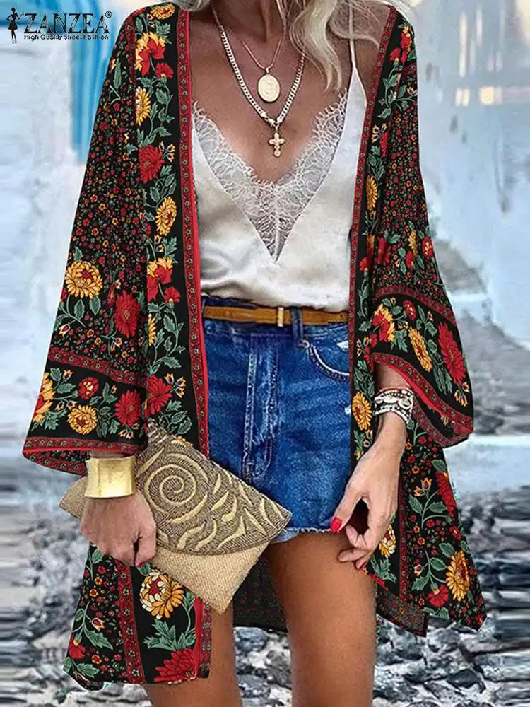 Bohemian Floral Cardigan