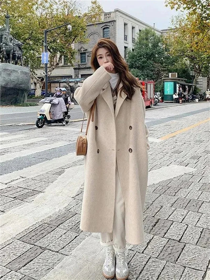 Elegant & Comfortable Wool Trench Coat