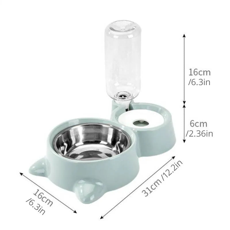 Blauwe Pet Dog Cat Bowl Fontein Automatische Voedsel Water Feeder Container