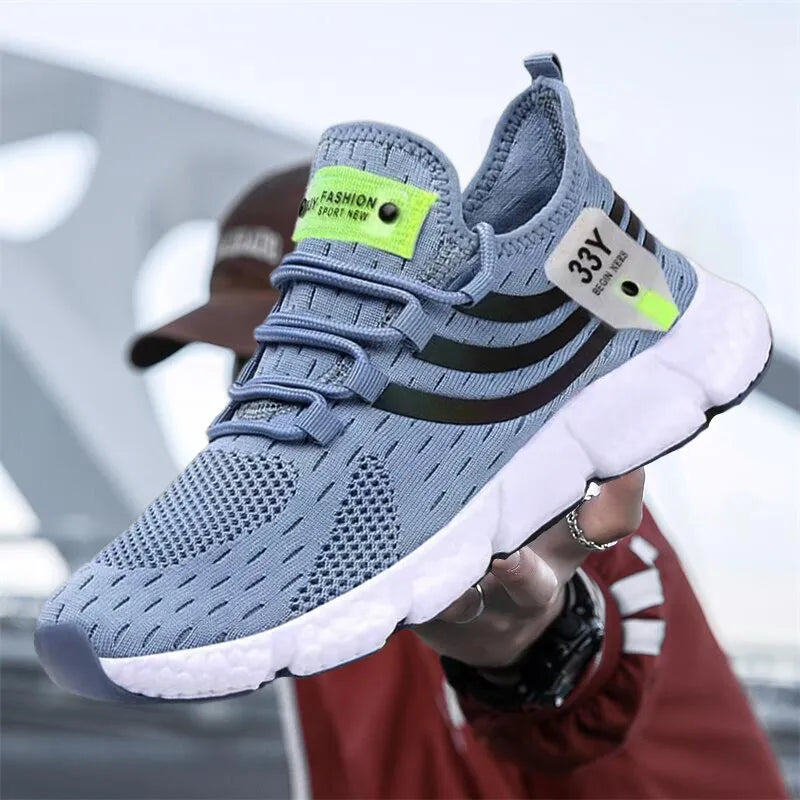 Lightweight, breathable running shoes for men