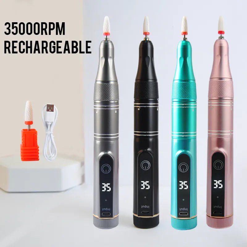 35000RPM Rechargeable Nail Drill Machine