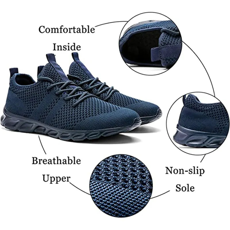 Experience comfort and style with breathable running shoes for men