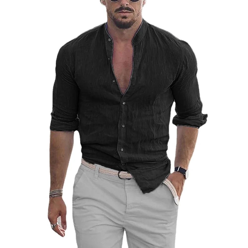 Men's Cotton Linen Shirt