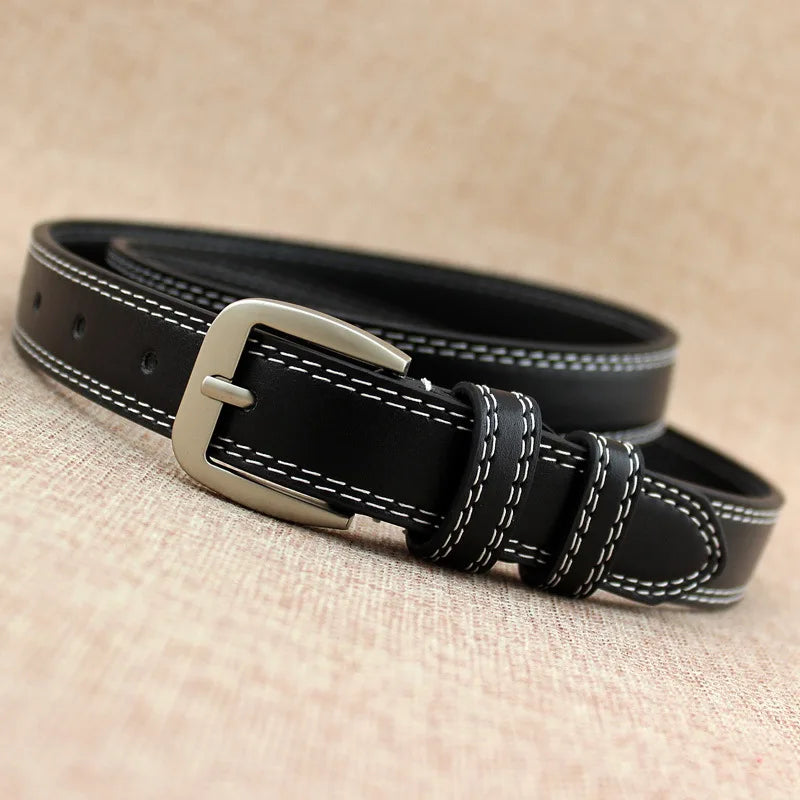 Upgrade your style with our chic belt with retro buckle