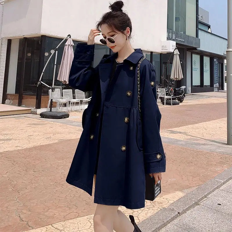 A-line Trench Coat for Women