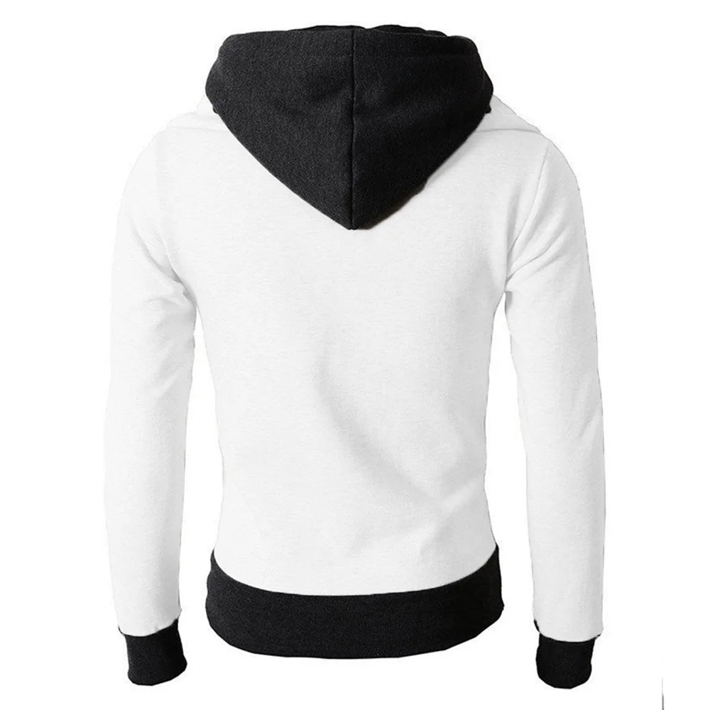 Trendy Bomber Jacket with Shawl Collar and Hood