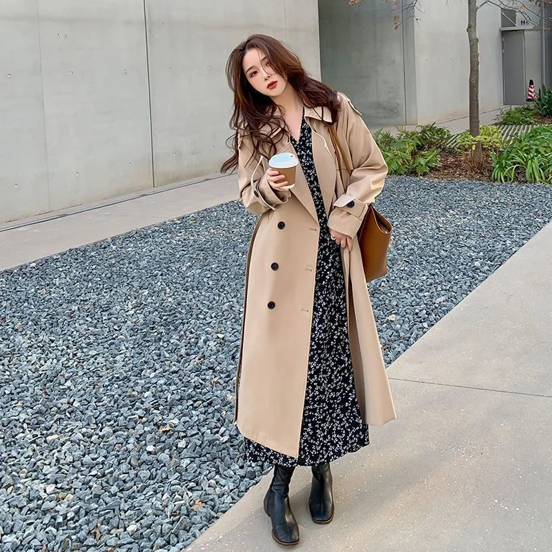 Elegant Streetwear Trench Coat