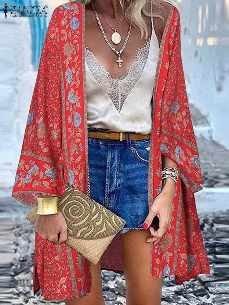 Bohemian Floral Cardigan