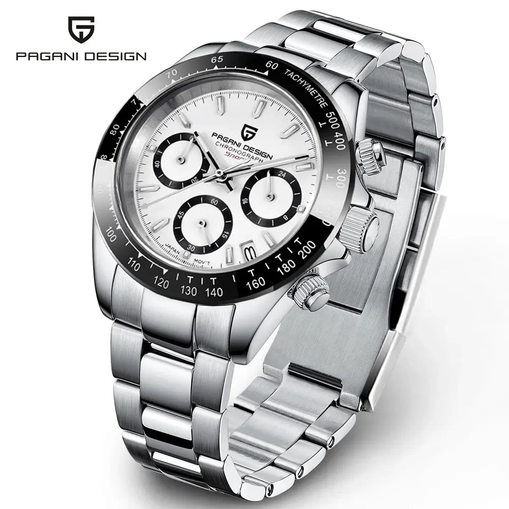 PAGANI DESIGN 2024 Men's Watch Quartz Luxury Chronograph VK63