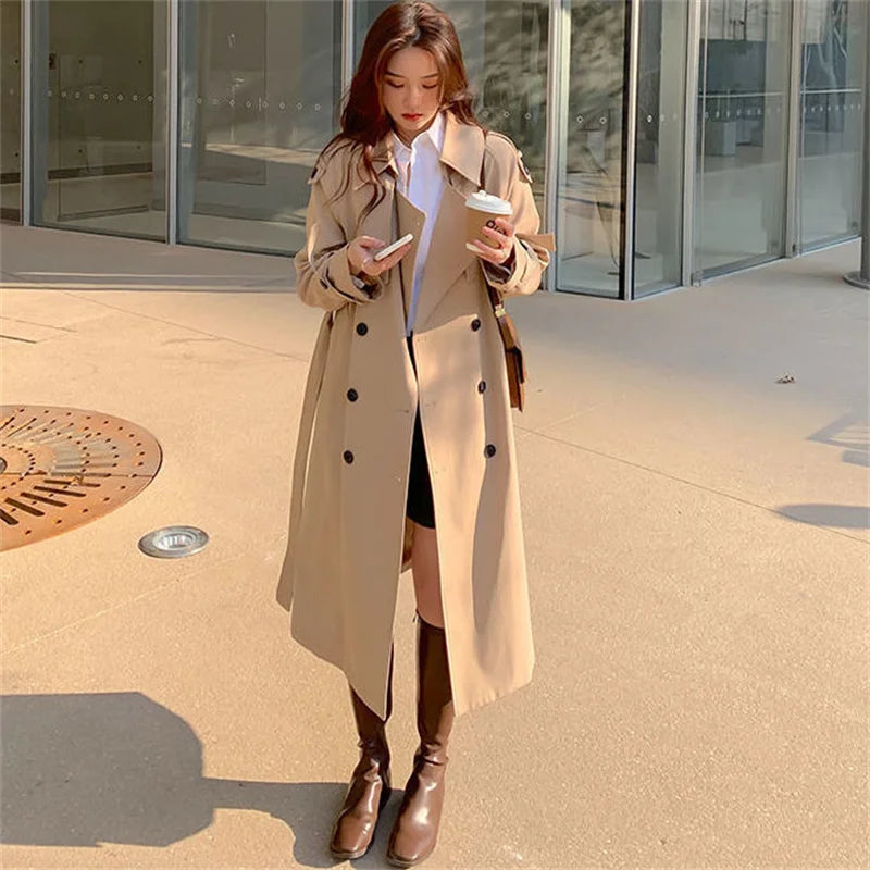 Elegant Streetwear Trench Coat