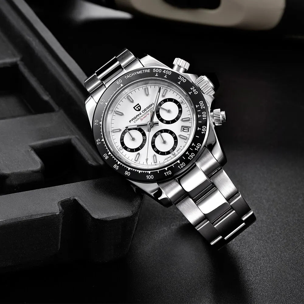 Upgrade uw stijl met PAGANI DESIGN luxe chronograafhorloge