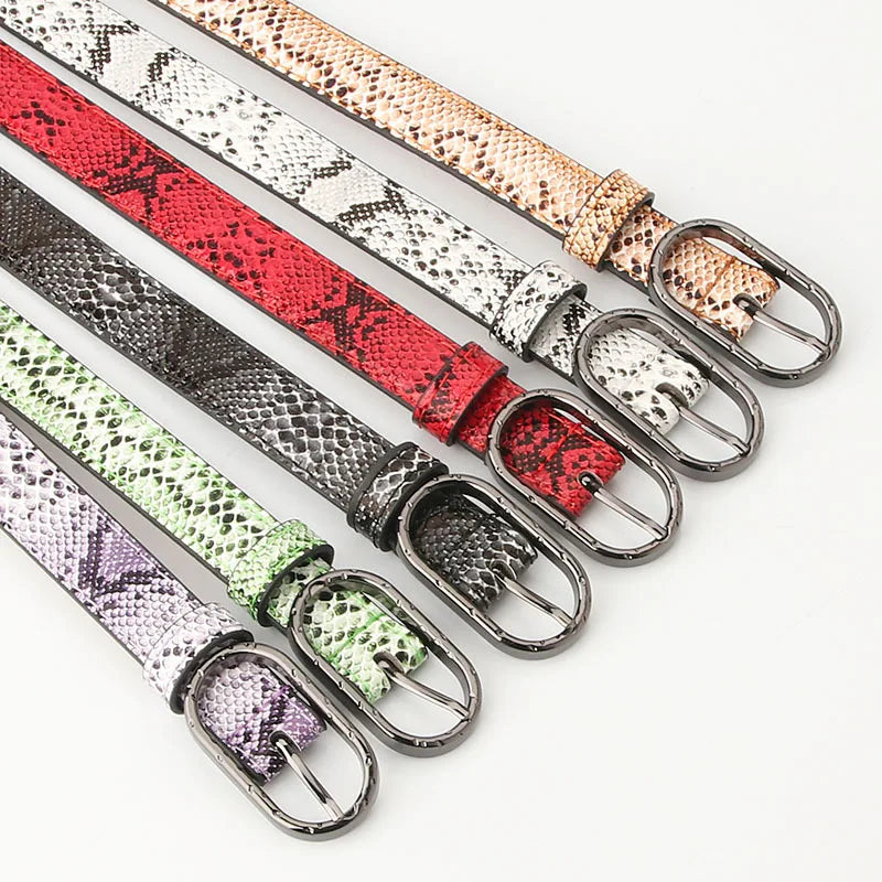 Transform your look with a custom snake pattern belt