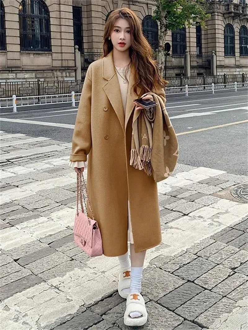 Elegant & Comfortable Wool Trench Coat