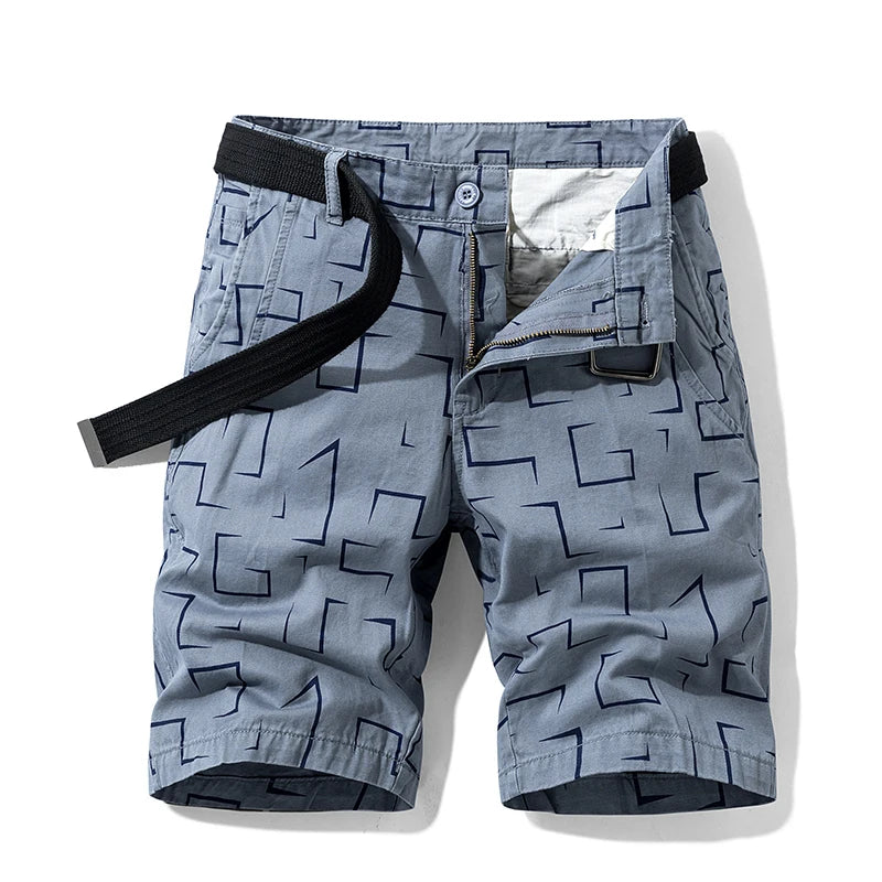 Summer New Men Printed Casual Shorts