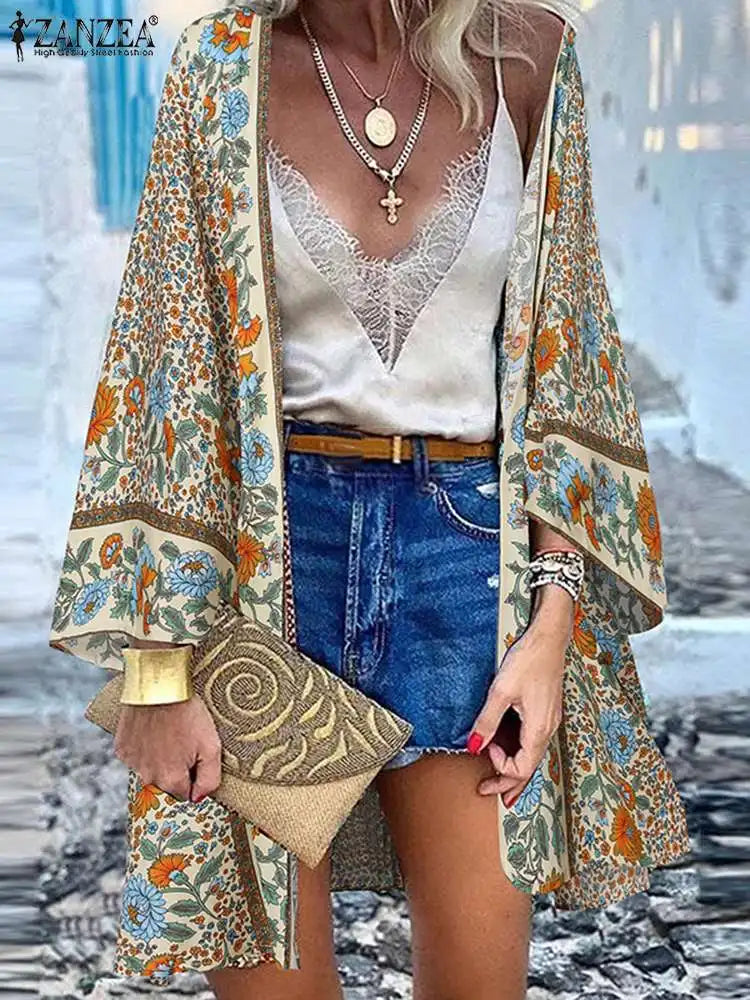 Bohemian Floral Cardigan