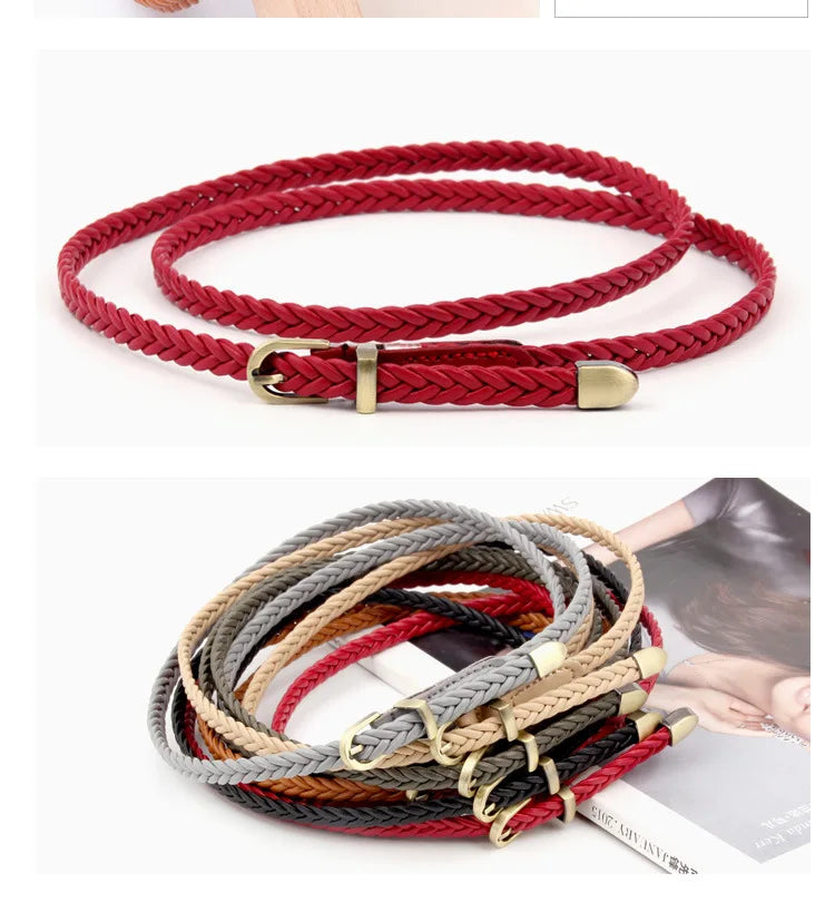 Upgrade your outfit with our versatile braided belt