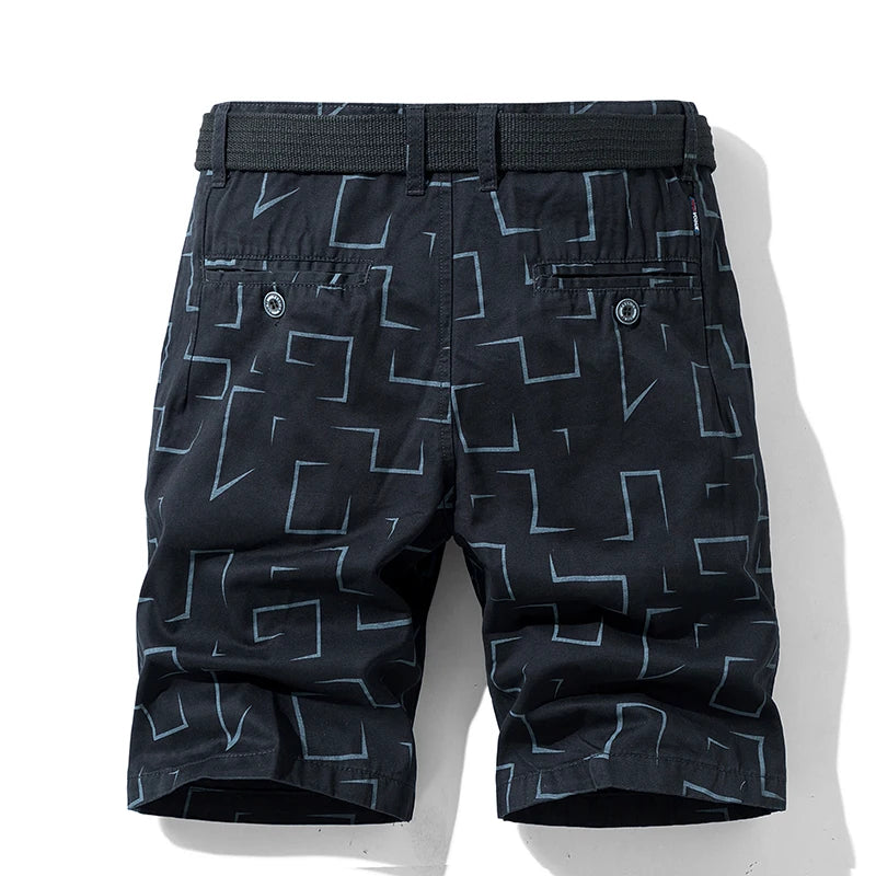 Summer New Men Printed Casual Shorts