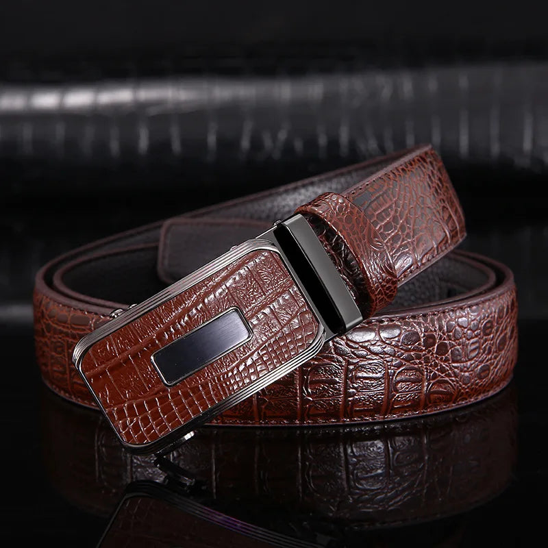 Luxury leather belt