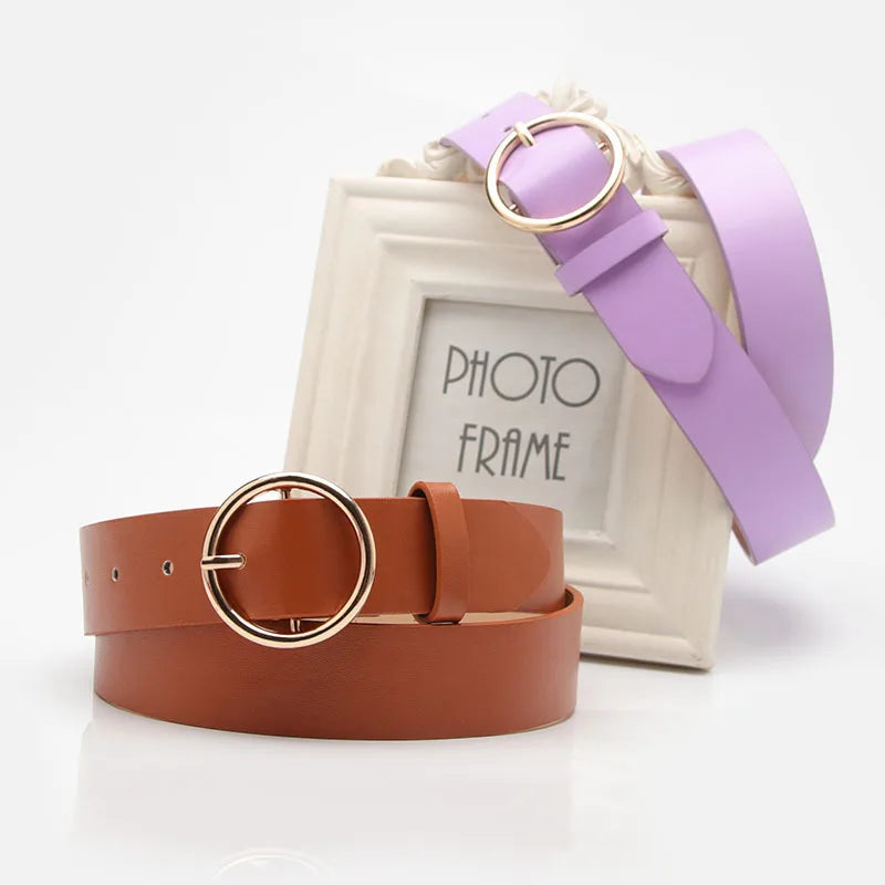 Upgrade Your Wardrobe with Our Chic Leather Women's Belt