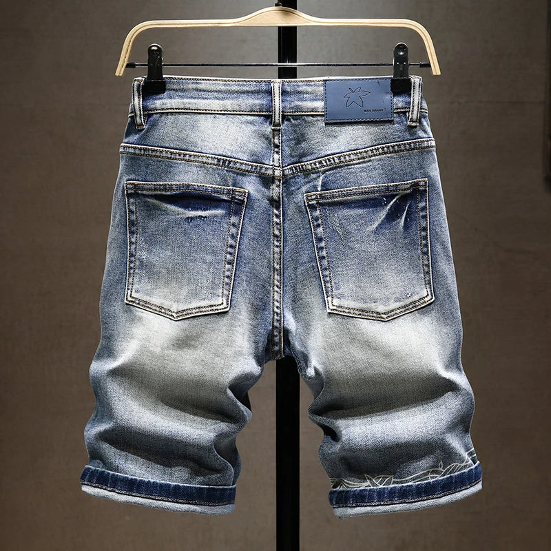 Zomer Nieuwe Heren Stretch Korte Jeans