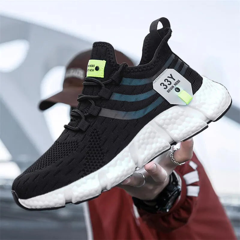 Lightweight, breathable running shoes for men