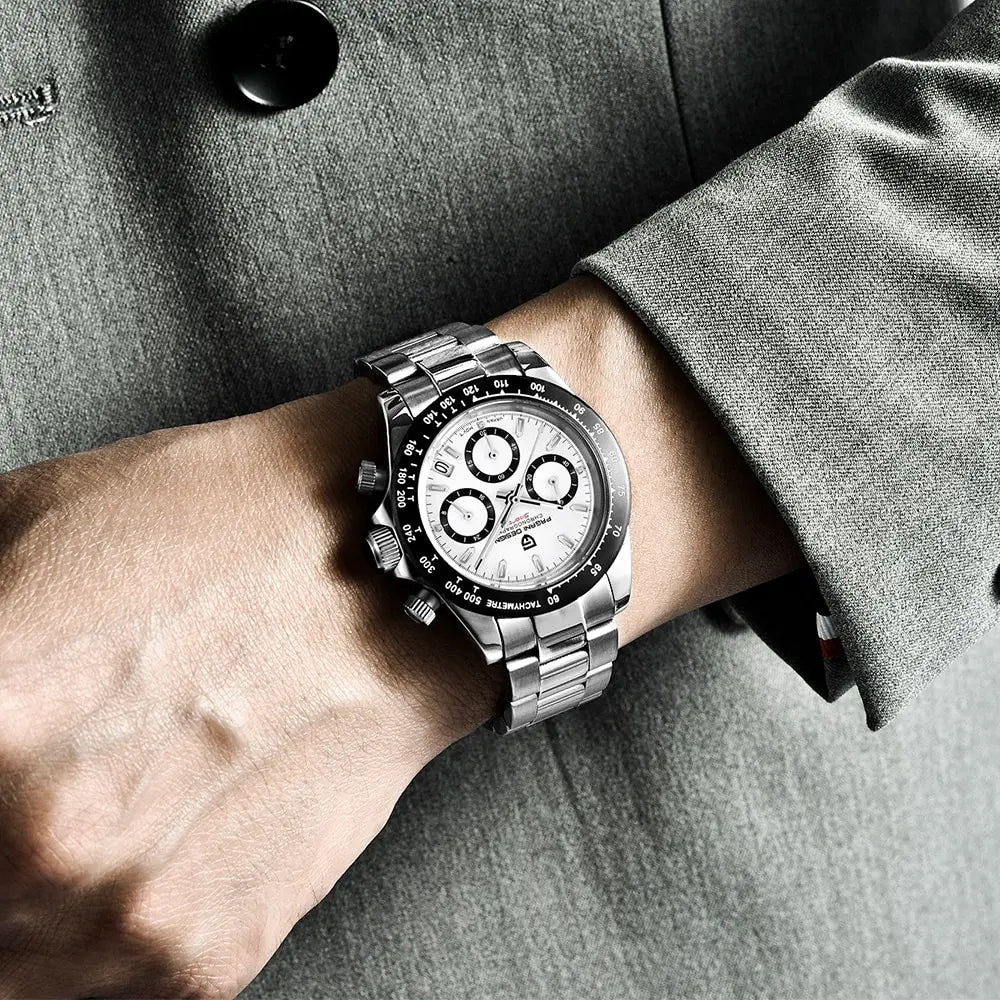 Upgrade uw stijl met PAGANI DESIGN luxe chronograafhorloge