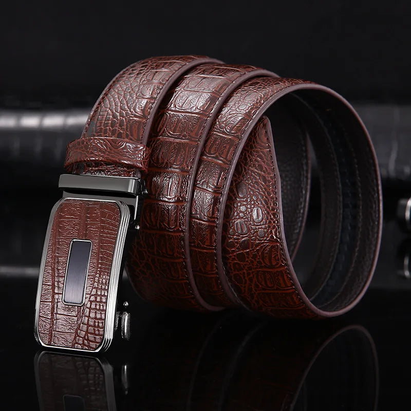 Luxury leather belt