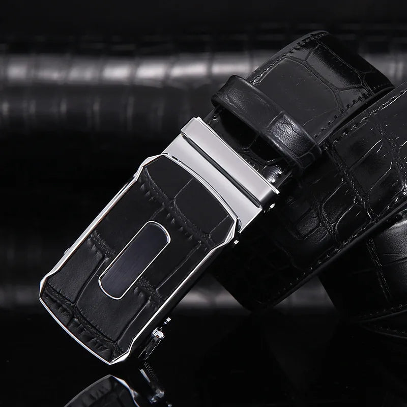 Luxury leather belt