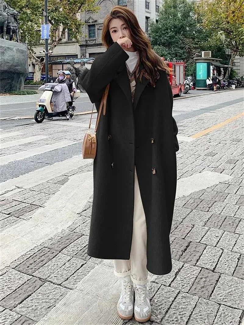 Elegant & Comfortable Wool Trench Coat