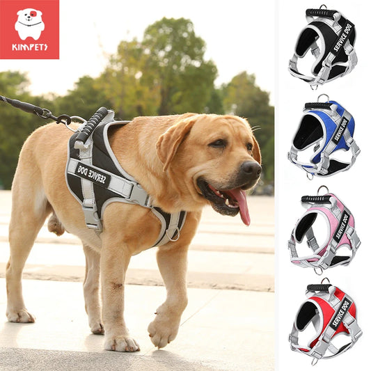 Kimpets Dog Harness Vest Labrador Retriever Chest Clothes Rope